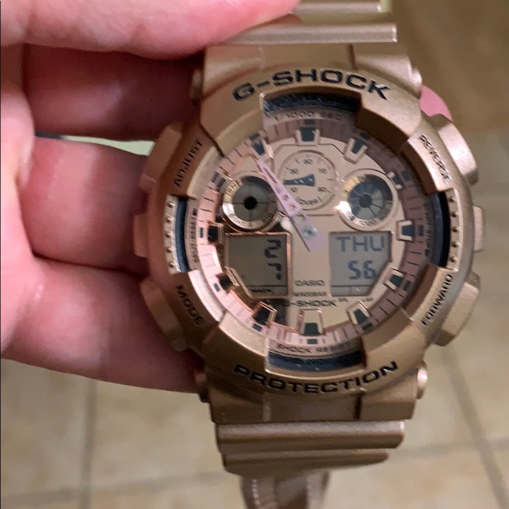 Man G-Shock Watch been using one time